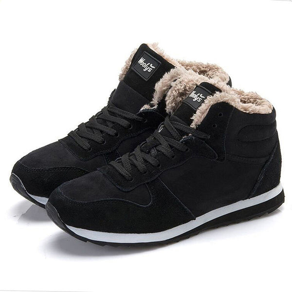 Men Winter Shoes For Men Boots Fashion Winter Sneakers Snow Boots Plus Size Ankle Boots Botines Hombre Black Blue Mans Footwear