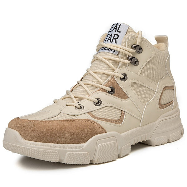 UPUPER Fashion Men Military Boots Outdoor Warm Snow Boots Anti-skid Winter Sneakers Men Shoes Safety Shoes Zapatos De Hombre